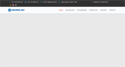 Desktop Screenshot of micrelec.be